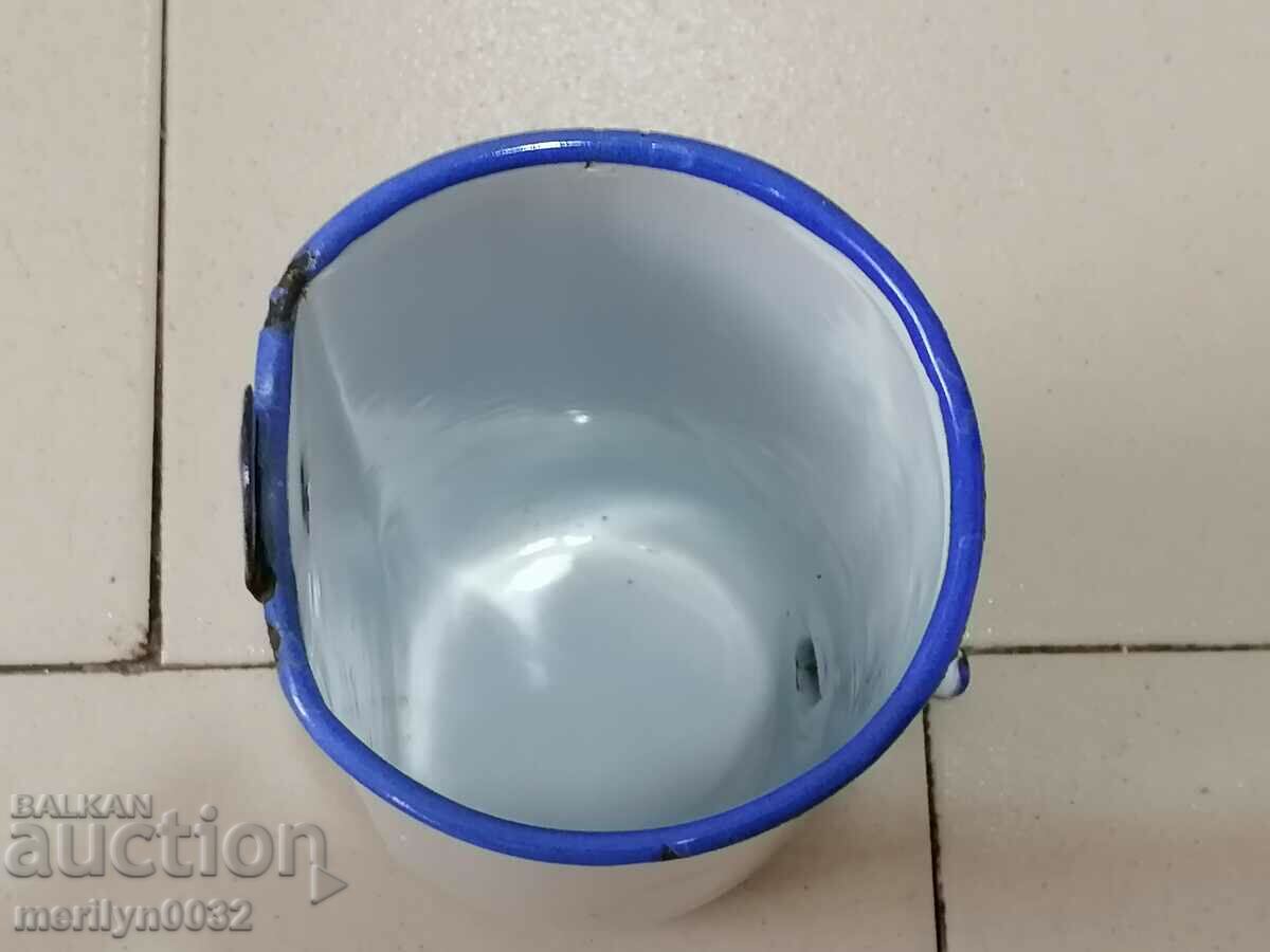 Enameled vessel, pitcher with enamel device for enemas, irrigator - 5 Enameled vessel, pitcher with enamel device for enemas, irrigator - 5