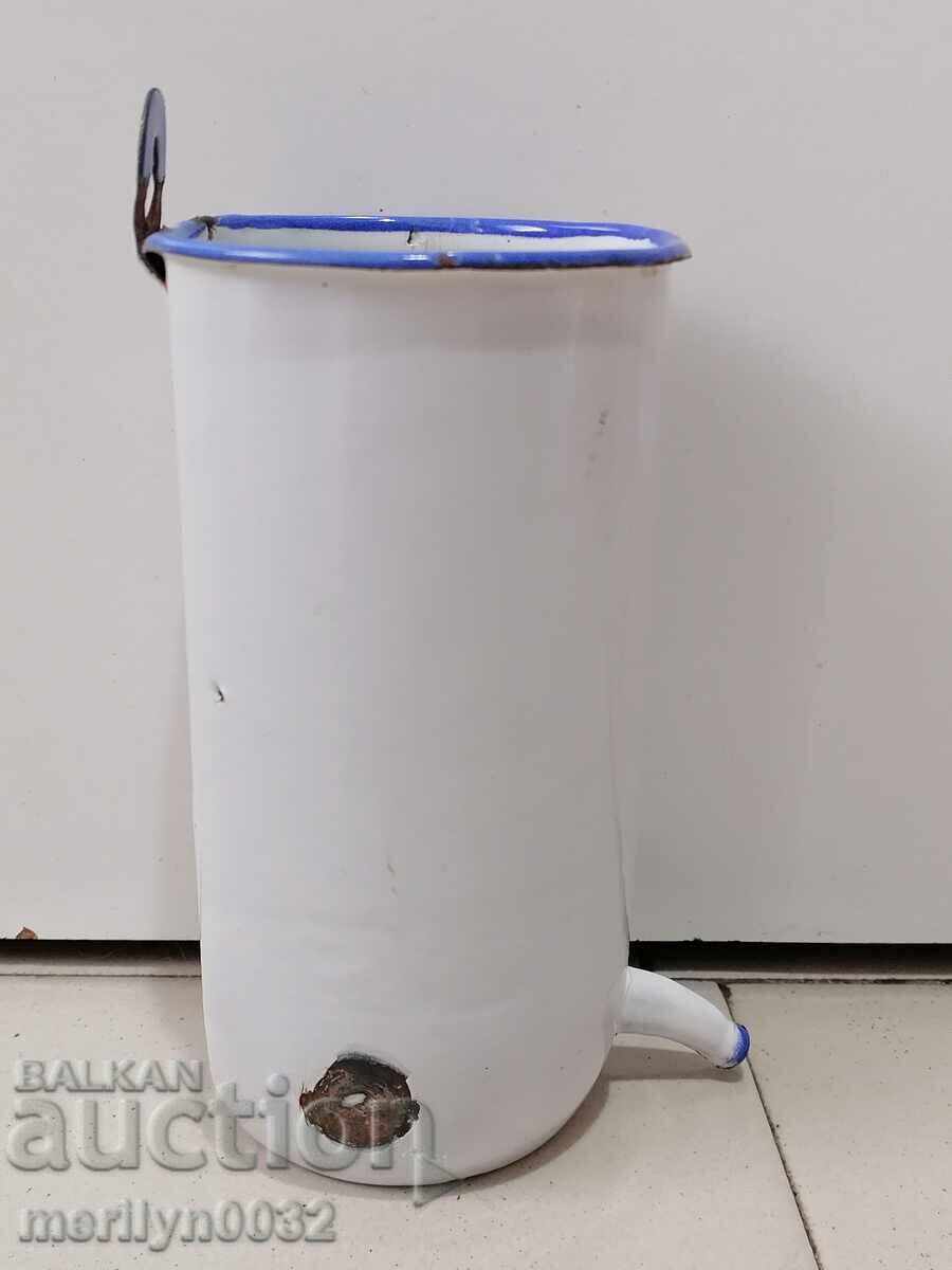 Enameled vessel, pitcher with enamel device for enemas, irrigator - 7 Enameled vessel, pitcher with enamel device for enemas, irrigator - 7