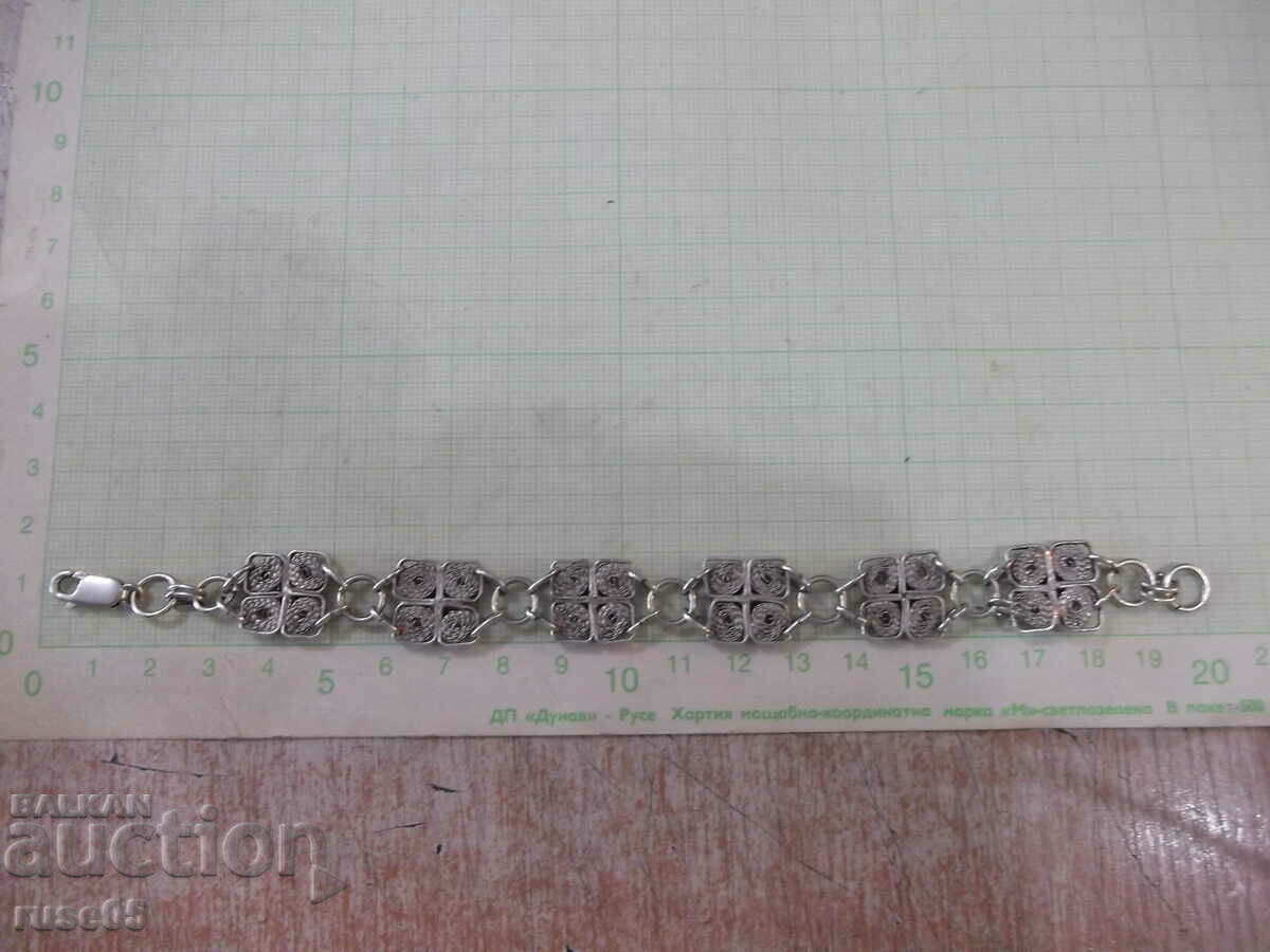 Delivery of Filigree silver chain - 925 sterling silver - 17.30 g. Delivery of Filigree silver chain - 925 sterling silver - 17.30 g.