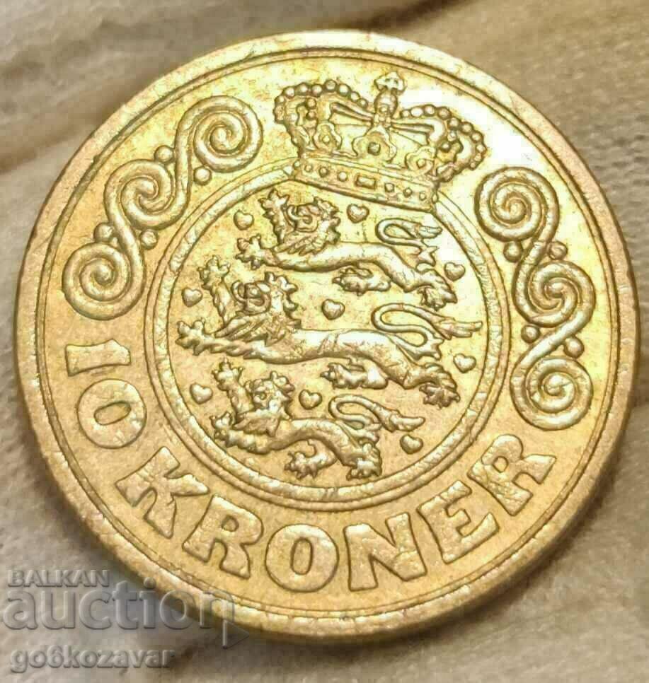 Denmark 10 kroner 1990