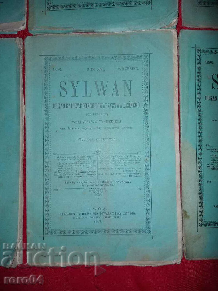SYLWAN - 6 БРОЯ - 1898 г. - 5 SYLWAN - 6 БРОЯ - 1898 г. - 5