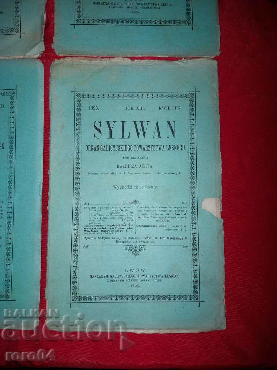 SYLWAN - 4 ISSUES - 1895 - 5 SYLWAN - 4 ISSUES - 1895 - 5