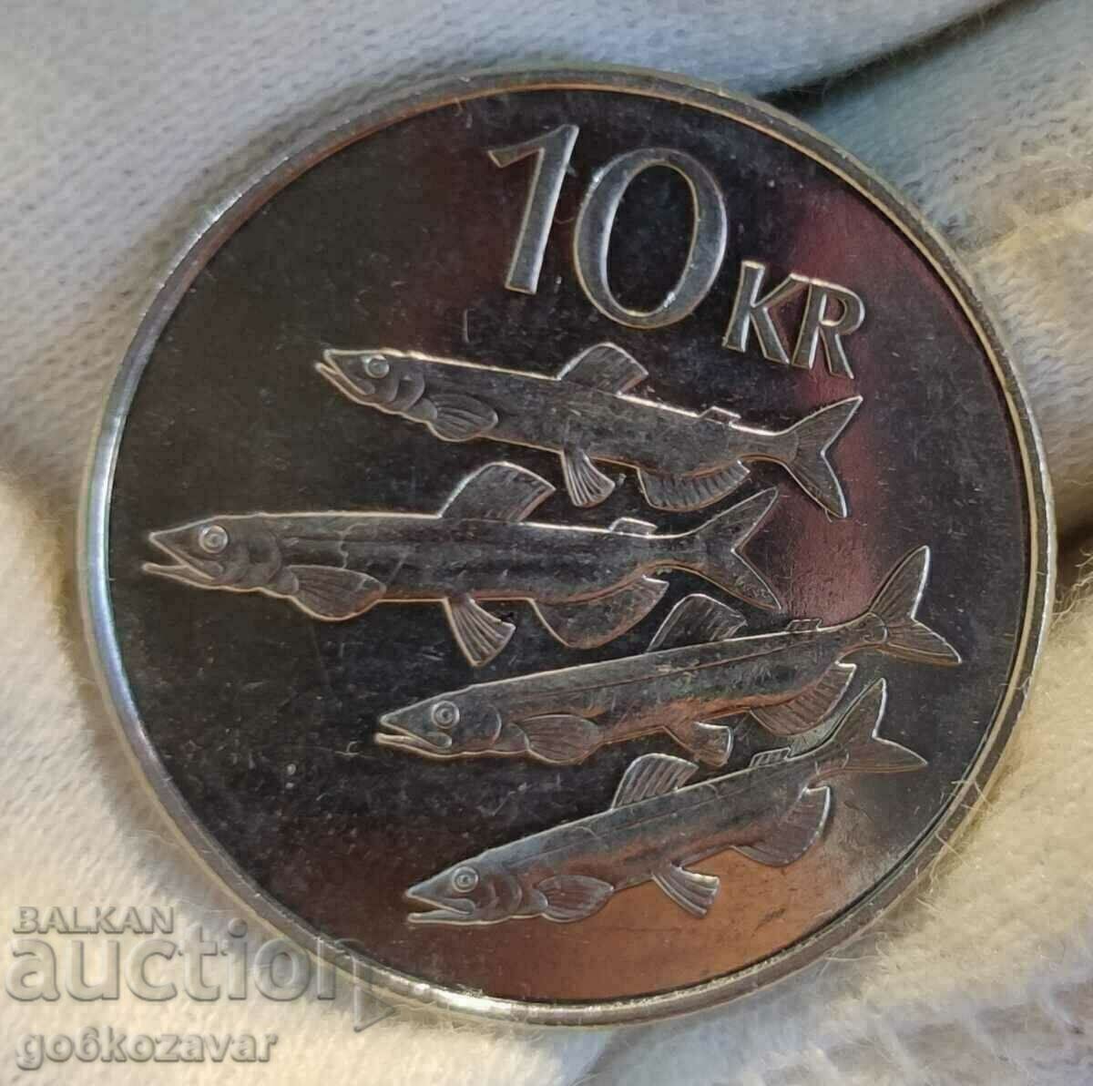Iceland 10 kroner 2008