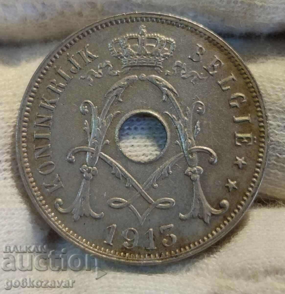 Belgia 25 de cenți 1913