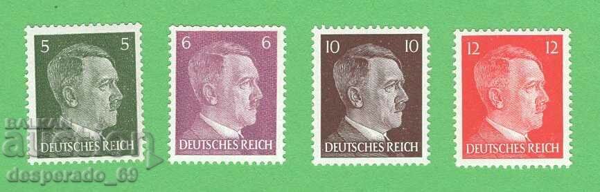 (¯`'•.¸ 4 γραμματόσημα με την εικόνα του Χίτλερ (καθαρό) •'´¯)