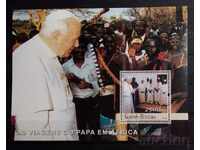 Γουινέα-Μπισάου 2003 Πρόσωπα / Πάπας Ιωάννης Παύλος Β' Μπλοκ 10 € MNH