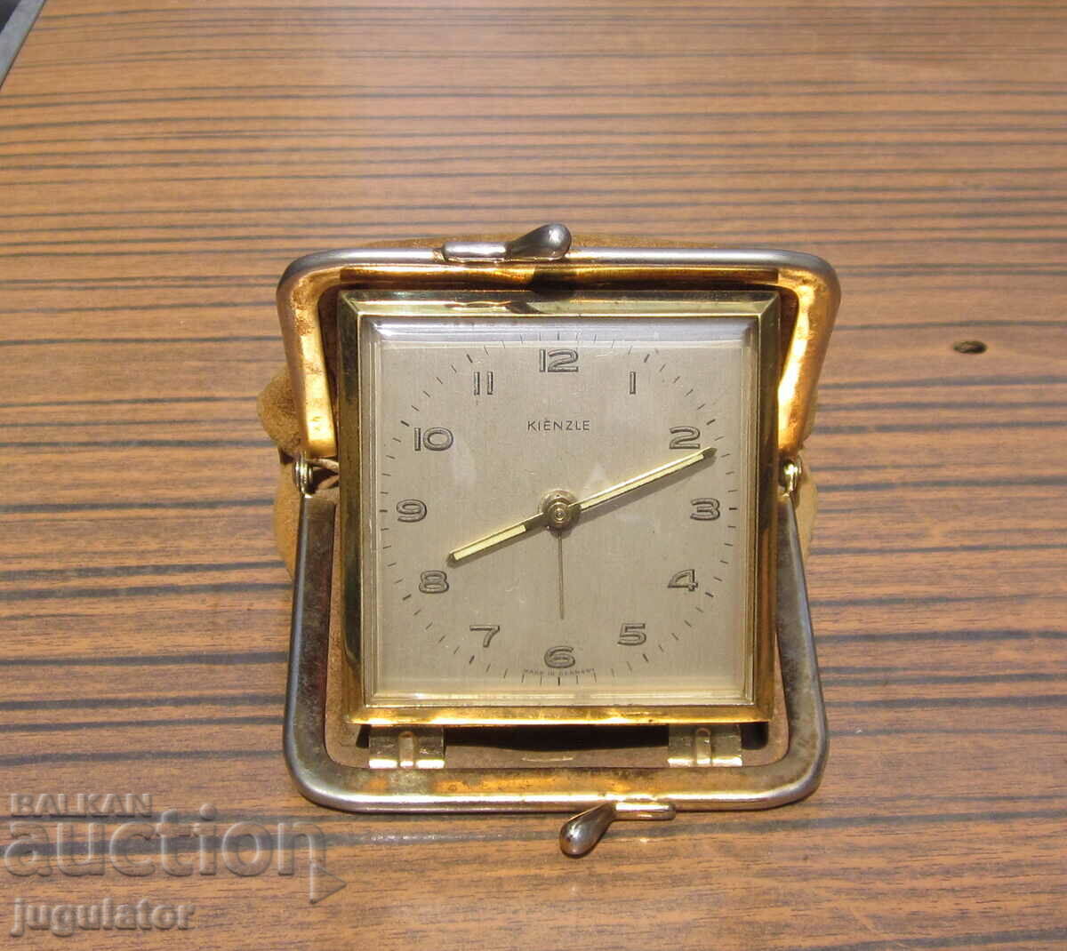 old German folding alarm clock KIENZLE