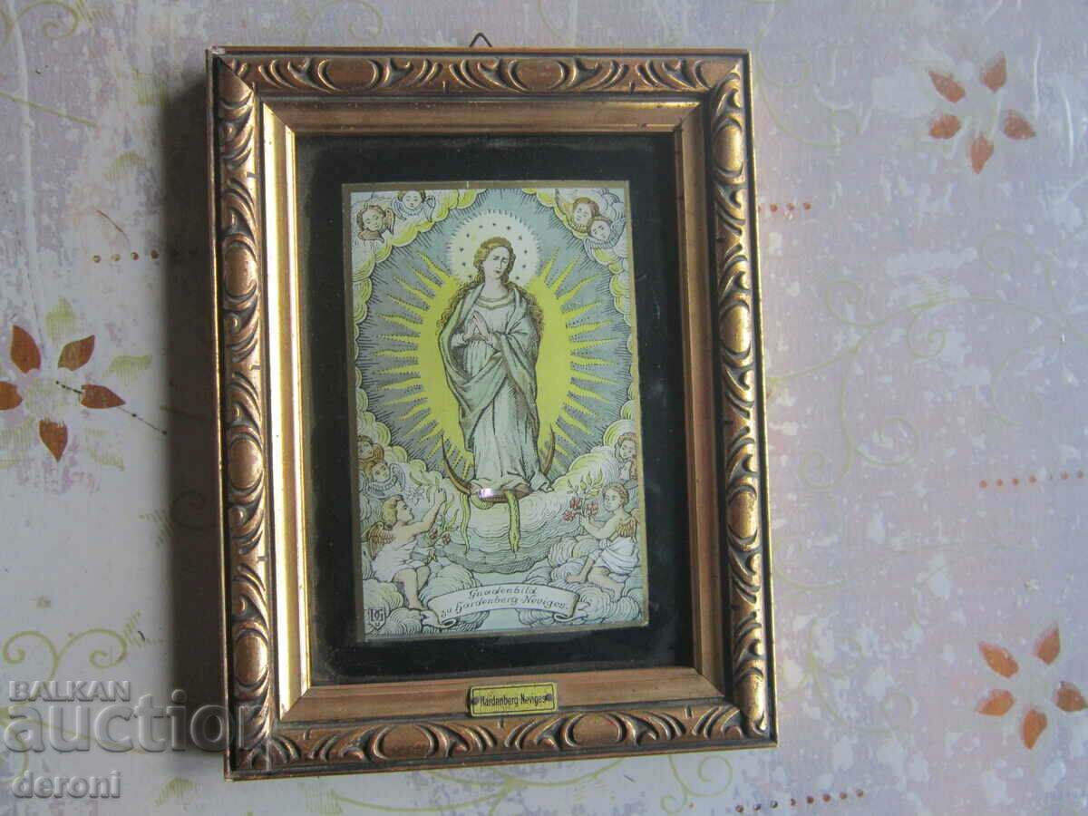 Old painting icon Virgin Mary Neviges - 5 Old painting icon Virgin Mary Neviges - 5