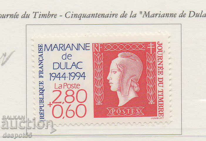1994. Franţa. Ziua timbrului poștal.