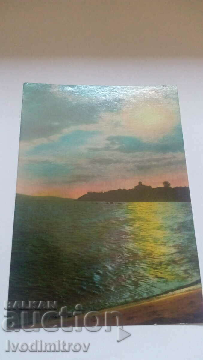 Καρτ ποστάλ Nessebar Φεγγαρόφωτη νύχτα 1961