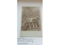 Снимка Четирима офицери из Мъглешко 1918