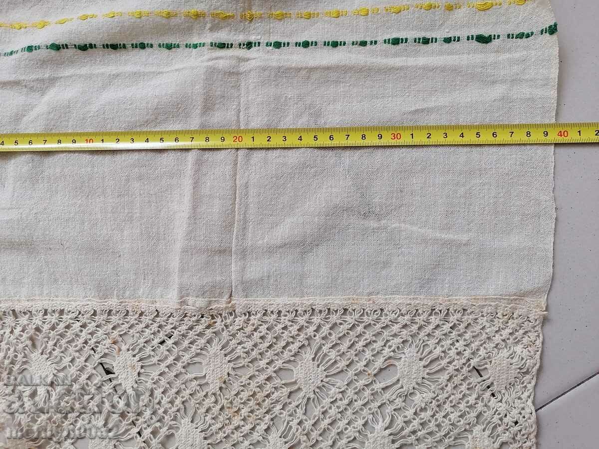 Embroidered canary cloth with lace, cheiz, canvas, kenar - 6 Embroidered canary cloth with lace, cheiz, canvas, kenar - 6