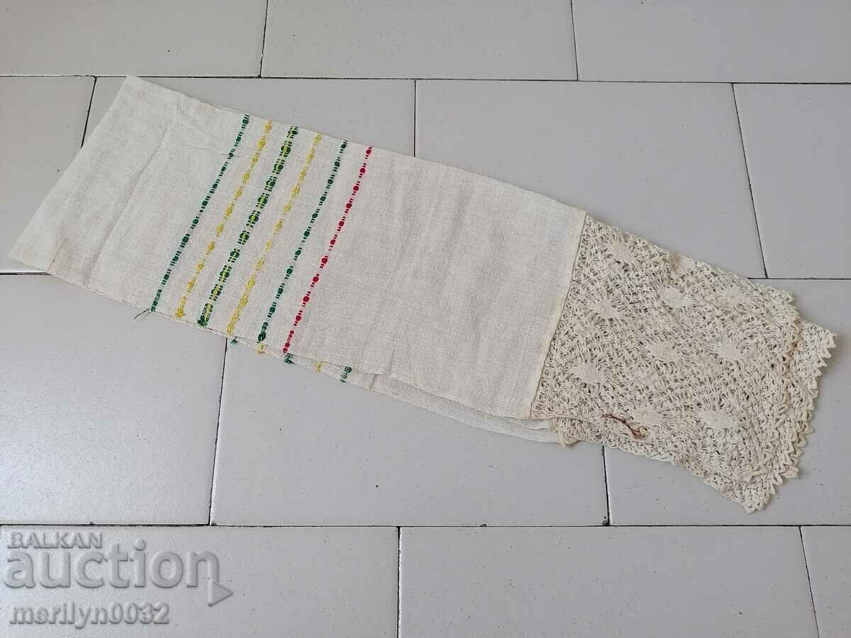 Embroidered canary cloth with lace, cheiz, canvas, kenar - 7 Embroidered canary cloth with lace, cheiz, canvas, kenar - 7