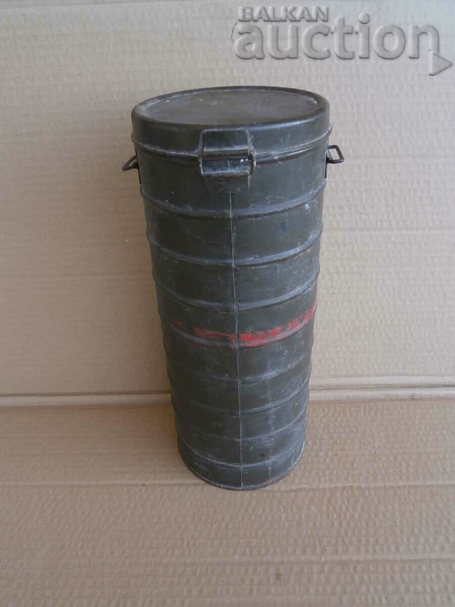 Μεταλλικό κουτί μάσκας αερίων HEMA WW2 II WWII με τιμή 65.00 BGN | € 33.23