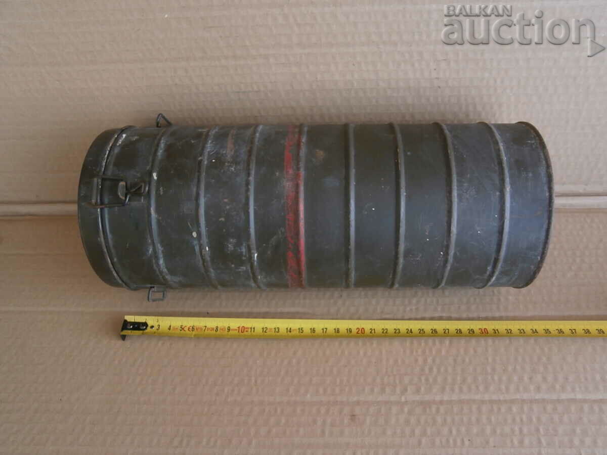 Δημοπρασία Μεταλλικό κουτί μάσκας αερίων HEMA WW2 II WWII