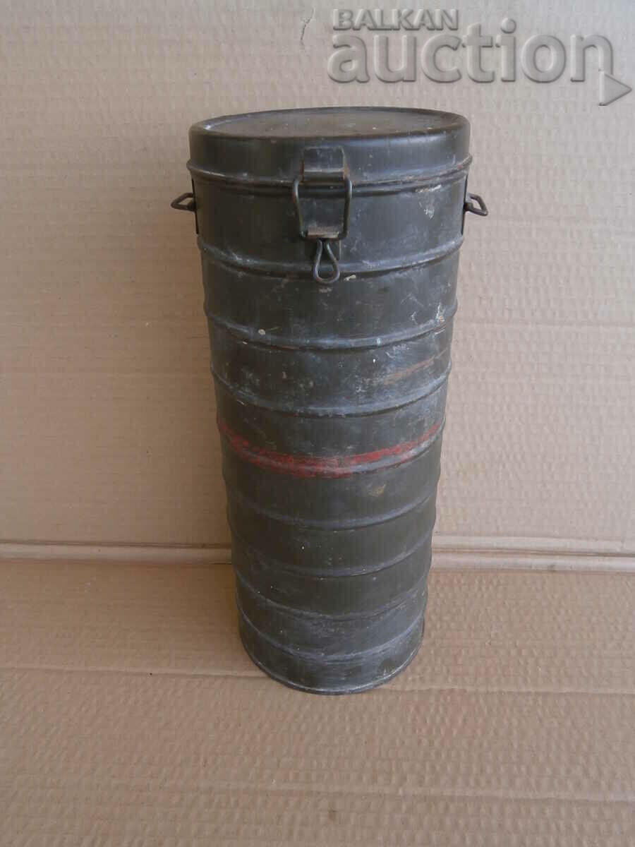 HEMA WW2 WWII metal gas mask box