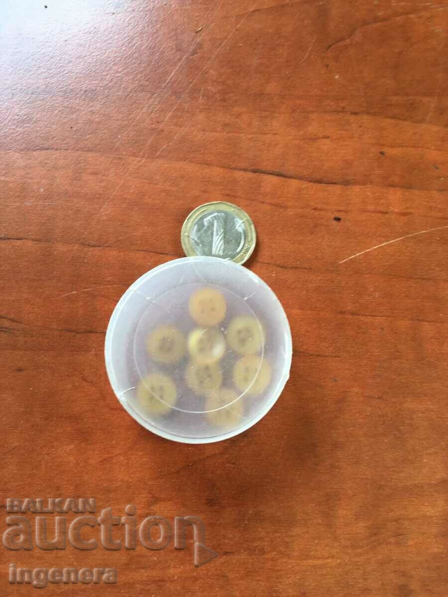 BUTTONS BUTTON-9 NOS with price 3.00 BGN | € 1.53 BUTTONS BUTTON-9 NOS with price 3.00 BGN | € 1.53
