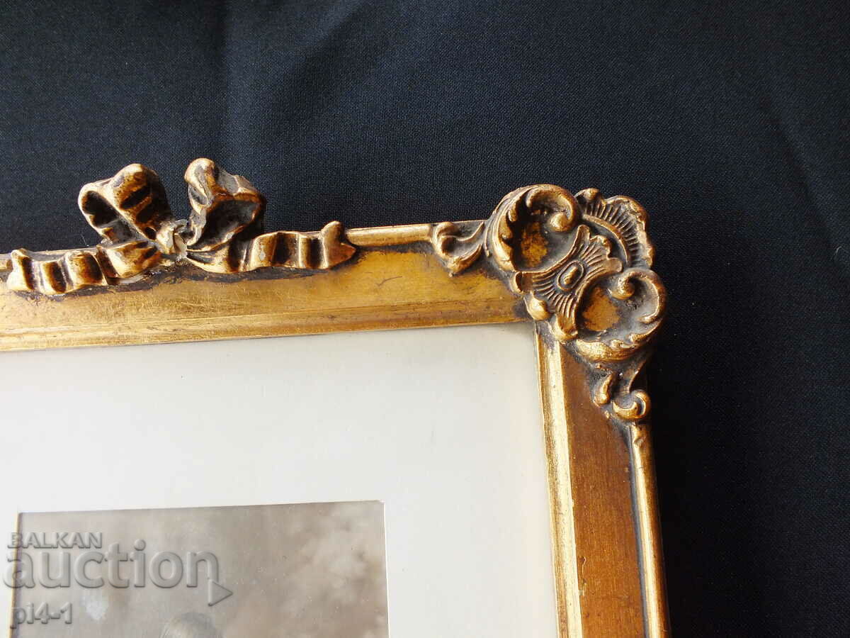 Cadru din lemn foarte vechi sculptat din secolul al XIX-lea - 5