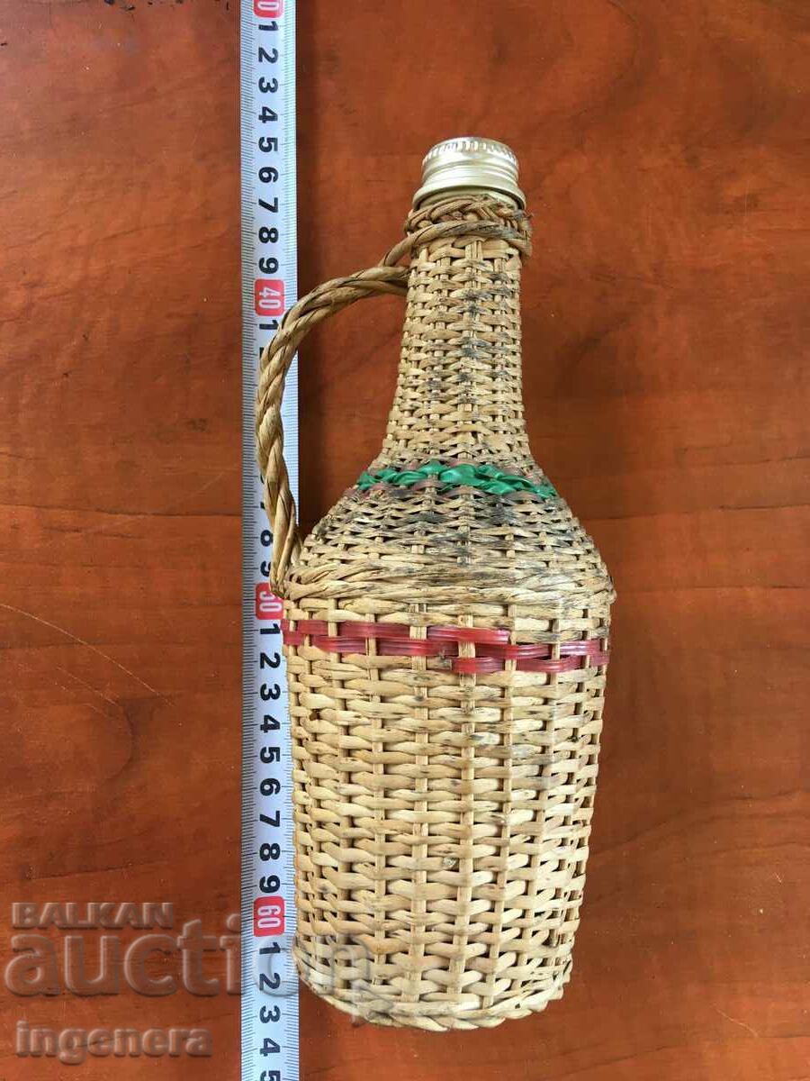 Auction  BOTTLE BOTTLE BRAIDED GLASS-500 ML