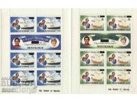 Charles și Diana Corabi 1983 din Montserrat timbre pure