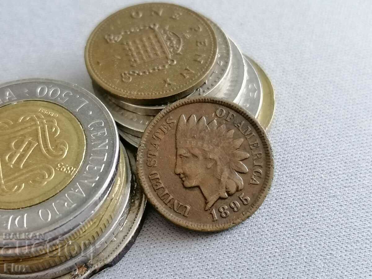 Coin - US - 1 cent 1895 with price 20.00 BGN | € 10.23 Coin - US - 1 cent 1895 with price 20.00 BGN | € 10.23