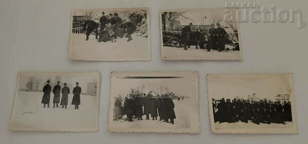 MILITARY SOLDIERS WINTER KINGDOM OF BULGARIA LOT 5 PHOTOS