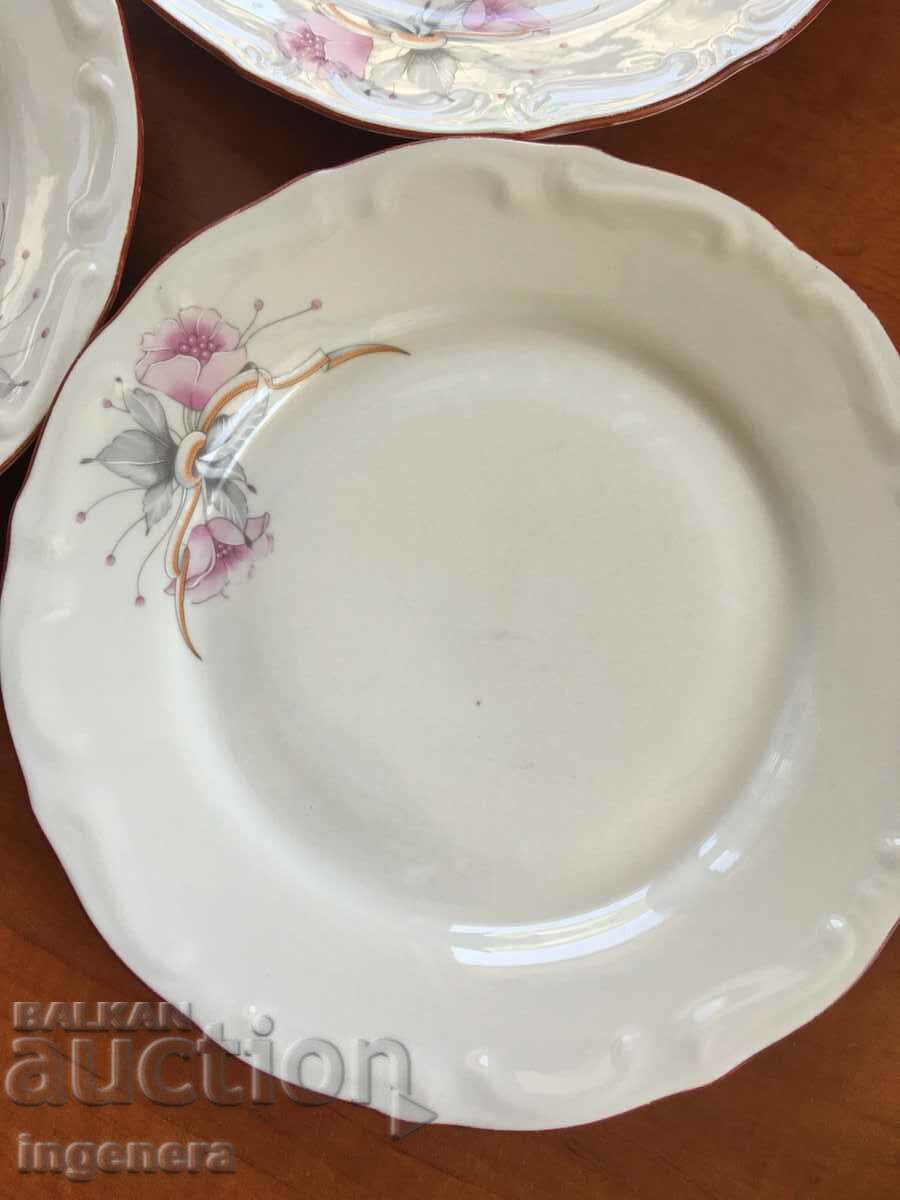 PORCELAIN PLATE RELIEF BULGARIA-ISIDA-3 PCS SALAD with price 24.00 BGN | € 12.27 PORCELAIN PLATE RELIEF BULGARIA-ISIDA-3 PCS SALAD with price 24.00 BGN | € 12.27