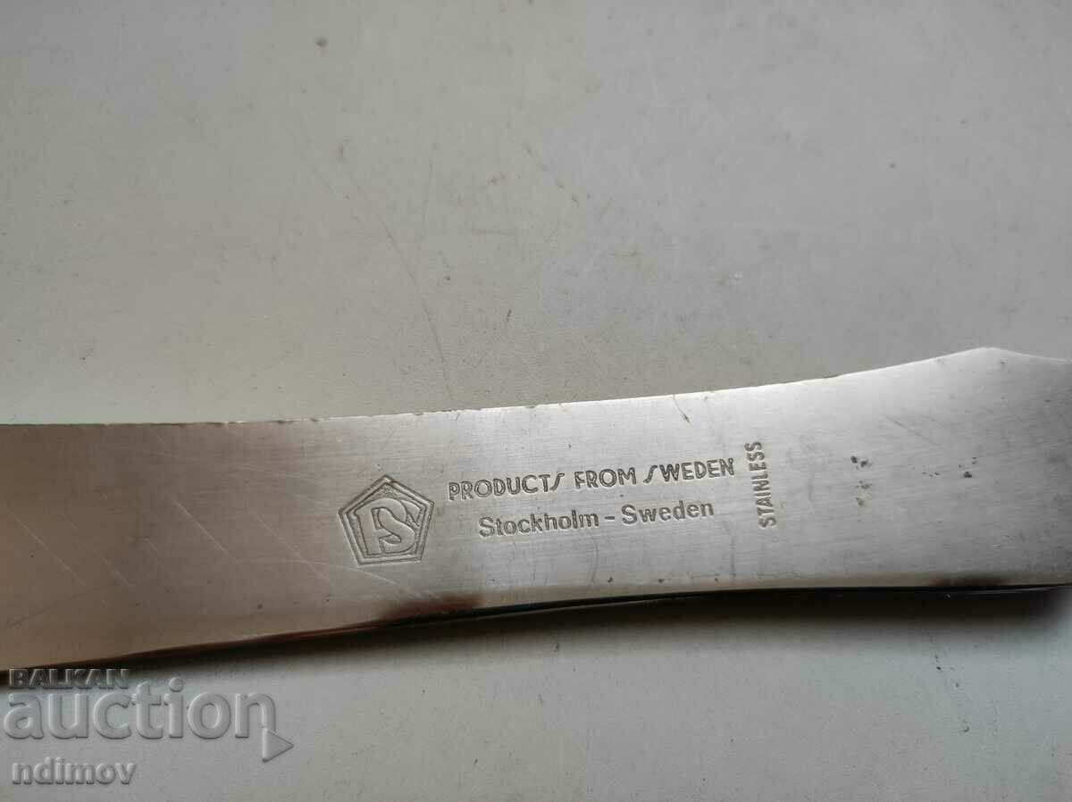 Delivery of Swedish quality - large collector's knife Ebony Delivery of Swedish quality - large collector's knife Ebony