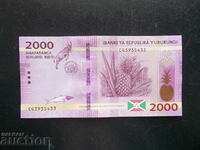 БУРУНДИ , 2000 франка , 2018 , UNC
