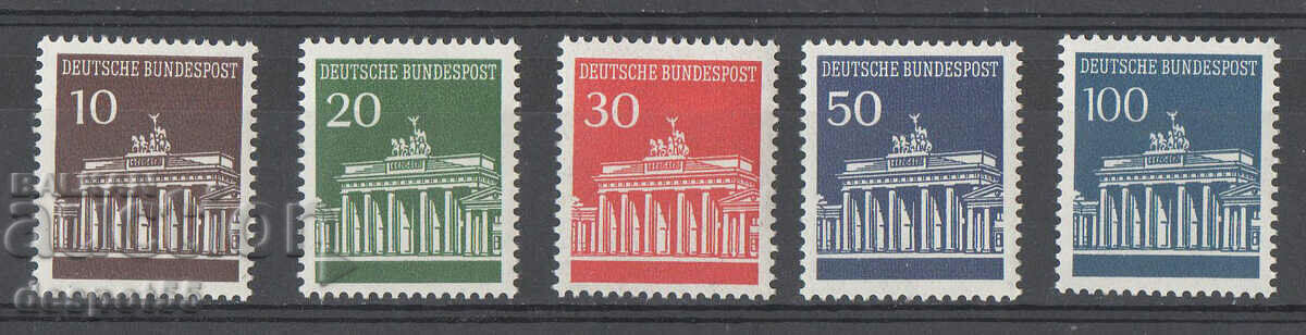1966. RFG. Poarta Brandenburg