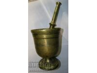 MORTAR DE BRONZ SOLID ANTIC