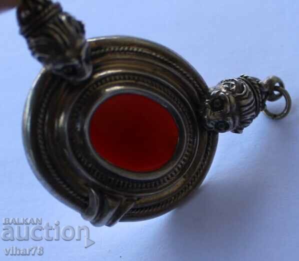 SILVER PENDANT WITH CARNEL with price 199.99 BGN | € 102.25 SILVER PENDANT WITH CARNEL with price 199.99 BGN | € 102.25