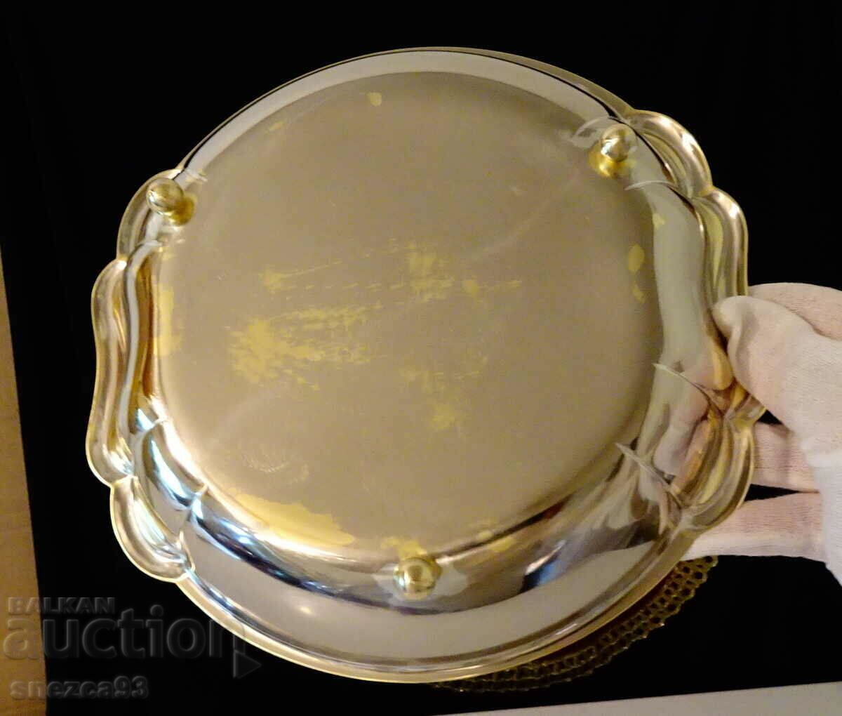 WMF Silver-plated Salad Bowl, Bowl, Fruit Bowl, Baroque - 5 WMF Silver-plated Salad Bowl, Bowl, Fruit Bowl, Baroque - 5