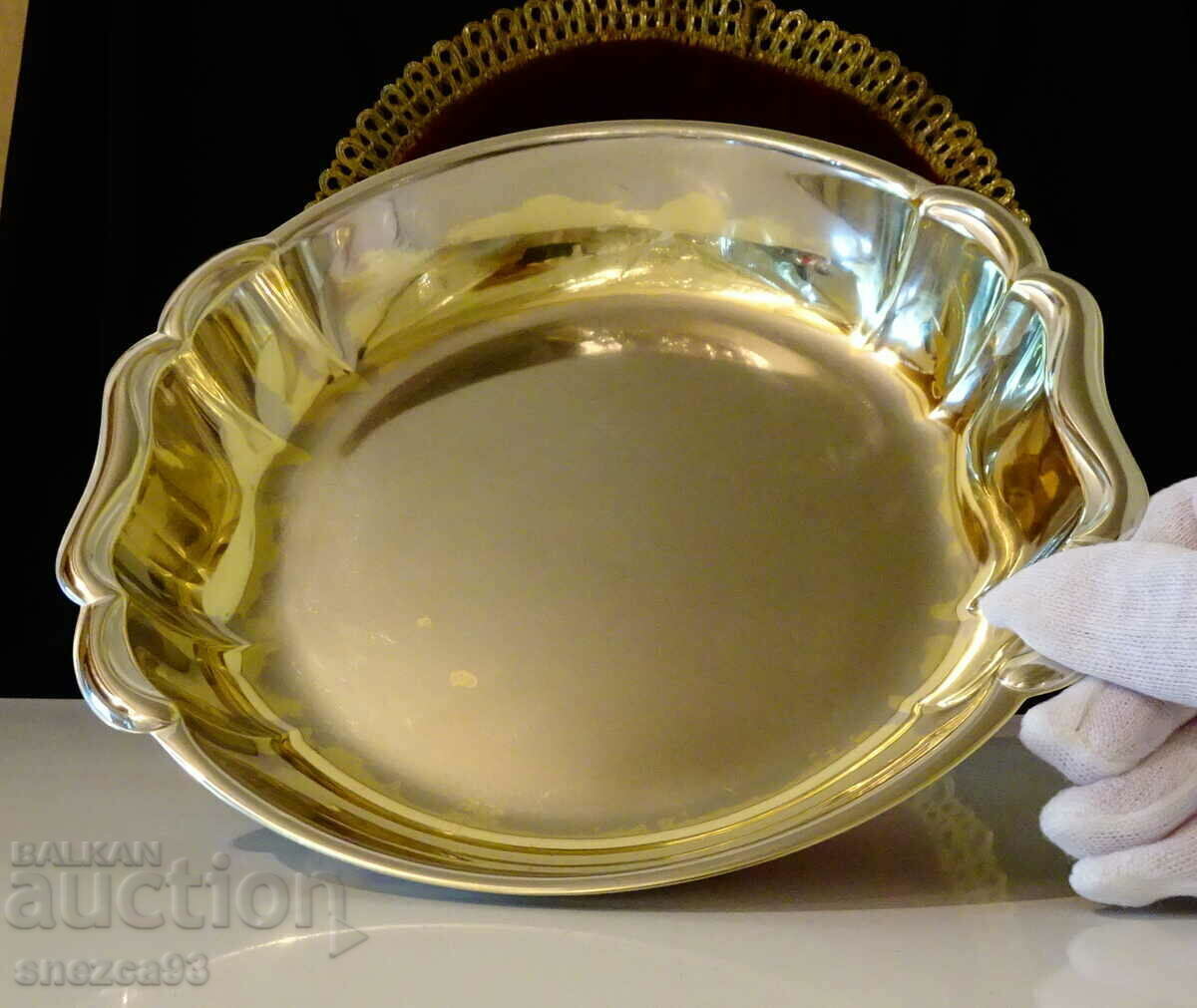 WMF Silver-plated Salad Bowl, Bowl, Fruit Bowl, Baroque - 7 WMF Silver-plated Salad Bowl, Bowl, Fruit Bowl, Baroque - 7