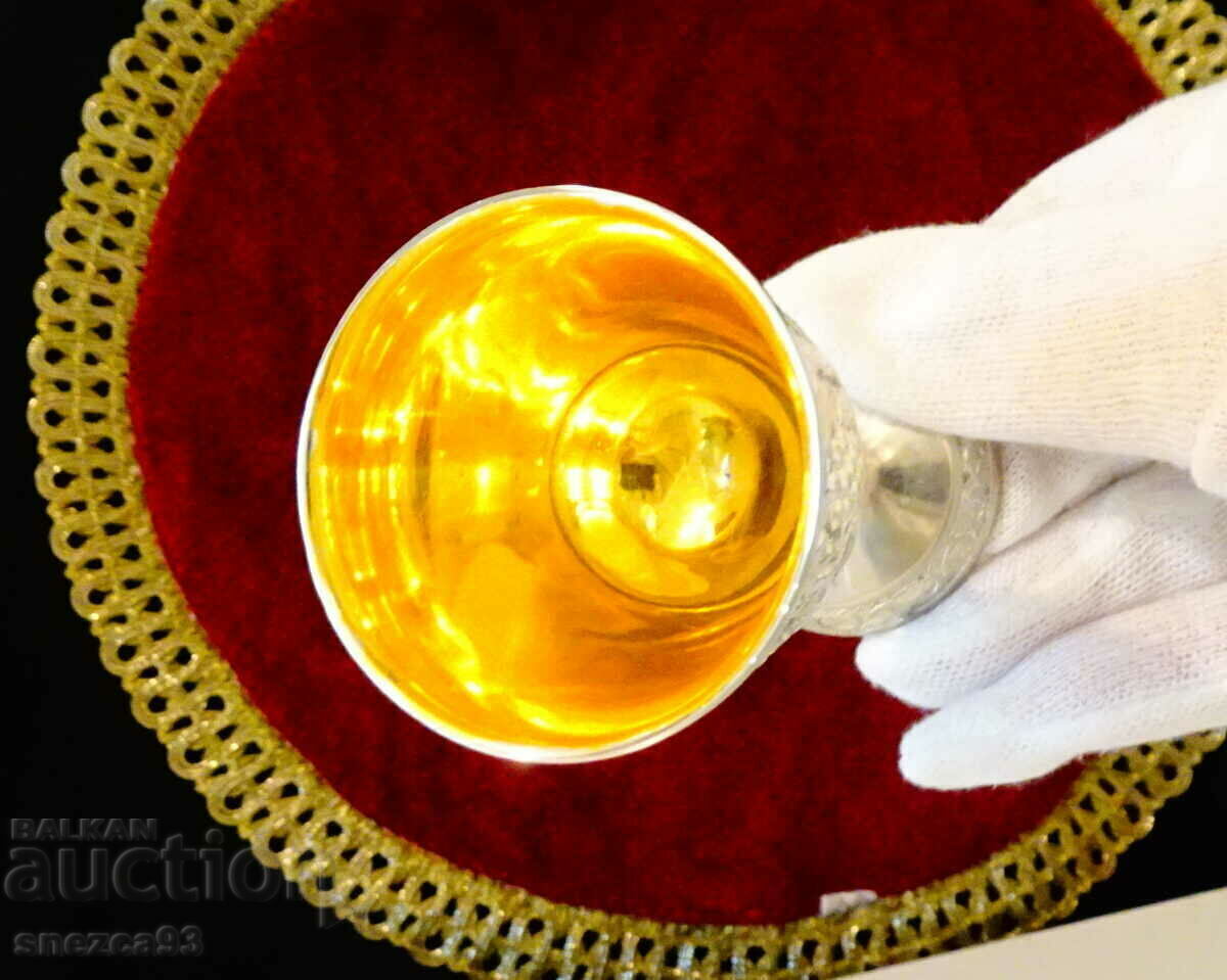 Delivery of Silver-plated cup with gilding, embossed vines. Delivery of Silver-plated cup with gilding, embossed vines.