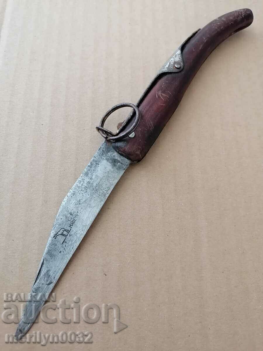 Old German foot knife, knife, check