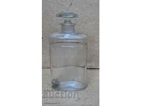 Old glass perfume bottle