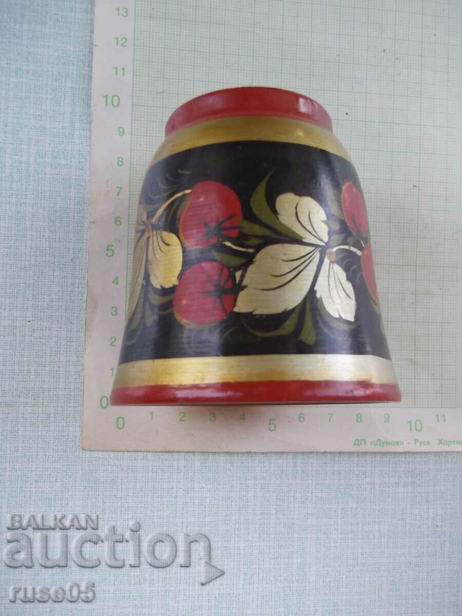 Painted wooden cup - 7 Painted wooden cup - 7