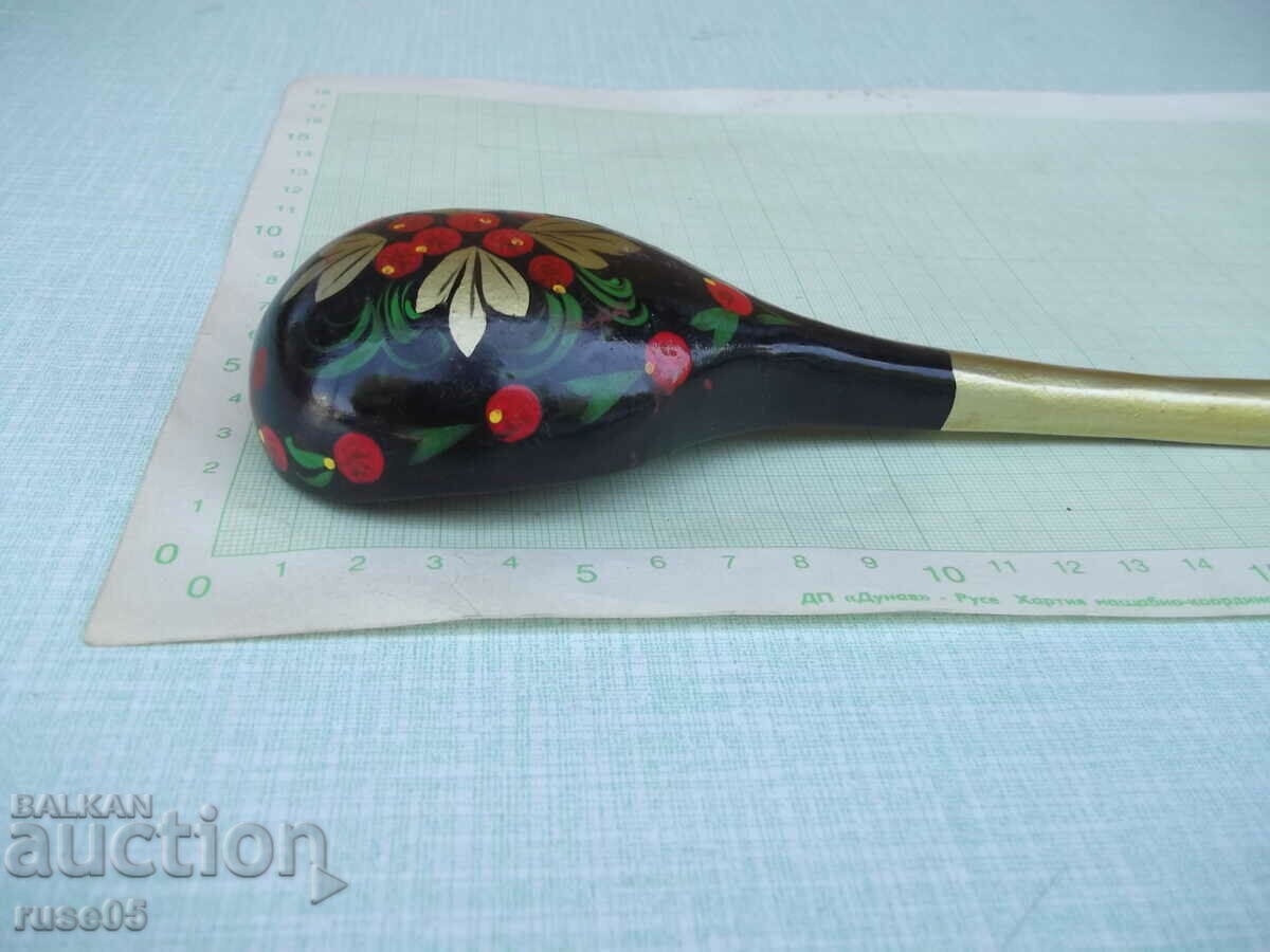 Spoon chisel wooden painted - 5 Spoon chisel wooden painted - 5