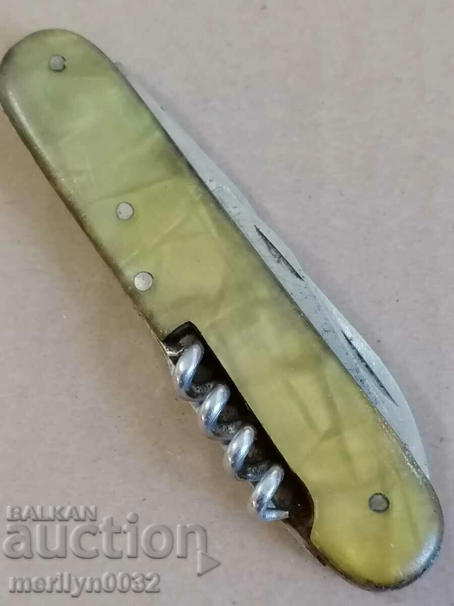 Soc leg VTurnovo Hammer and sickle knife awl opener corkscrew - 6 Soc leg VTurnovo Hammer and sickle knife awl opener corkscrew - 6