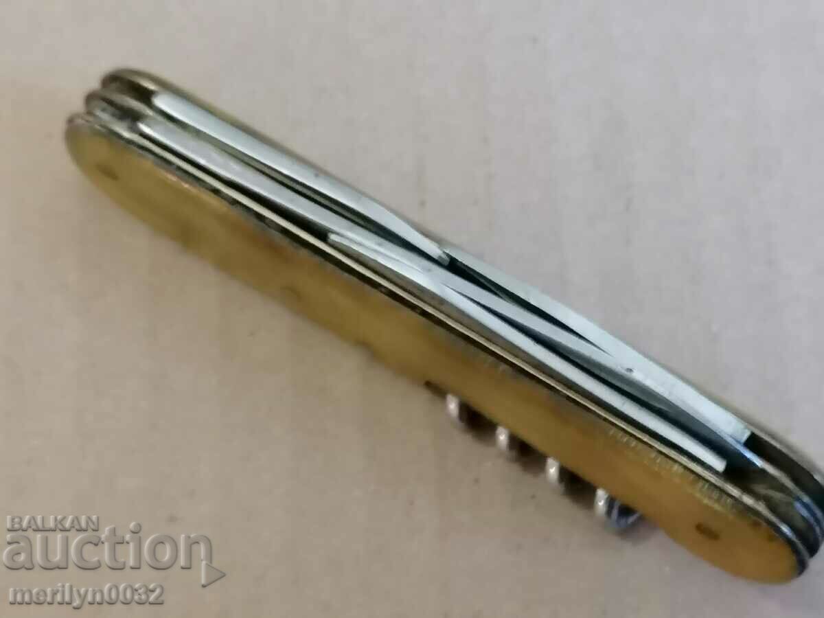 Soc leg VTurnovo Hammer and sickle knife awl opener corkscrew - 7 Soc leg VTurnovo Hammer and sickle knife awl opener corkscrew - 7