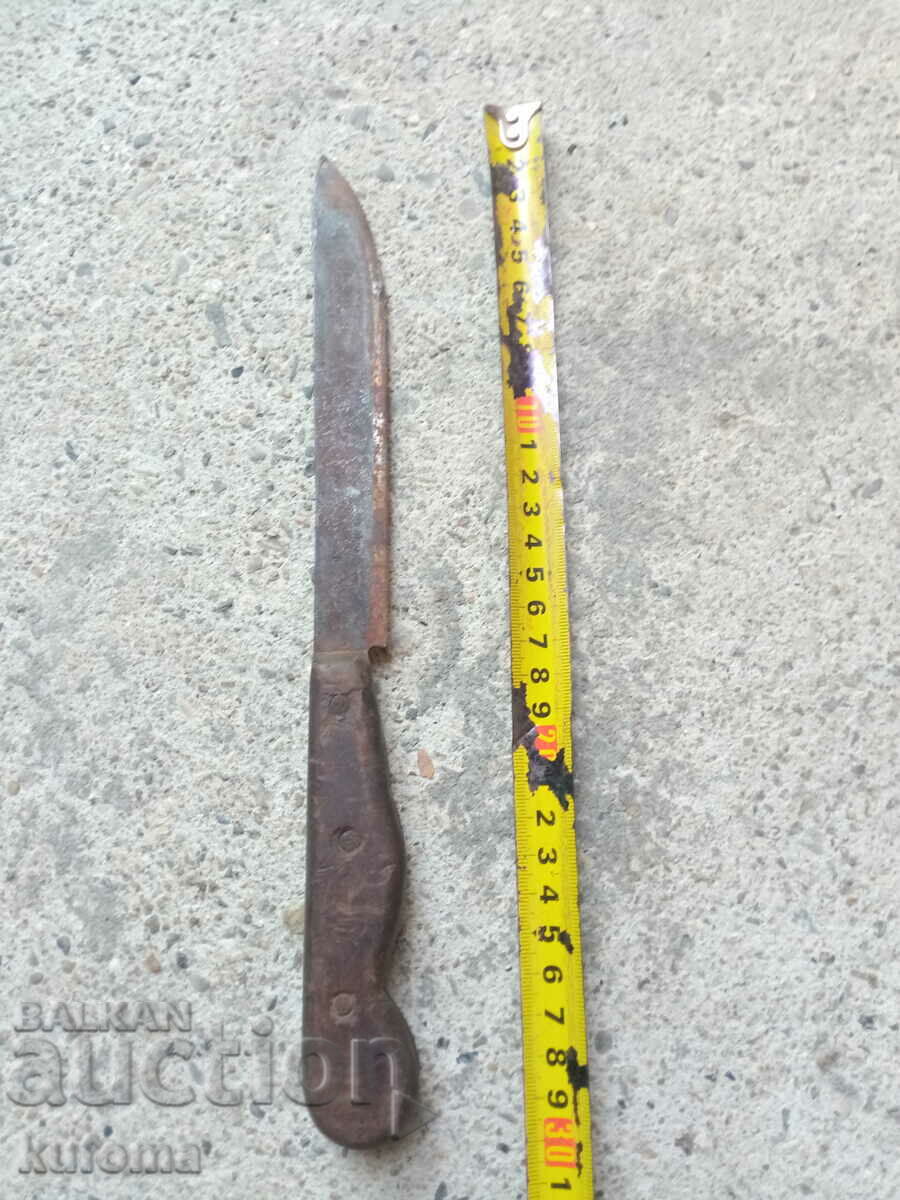 Old Bulgarian knife with price 14.99 BGN | € 7.66 Old Bulgarian knife with price 14.99 BGN | € 7.66