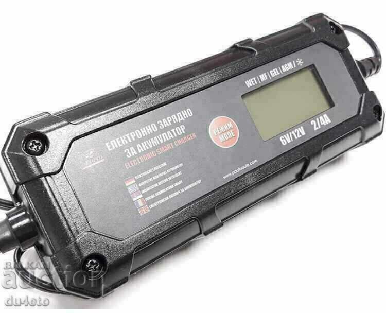 Импулсно електронно зарядно устройство за акумулатори 2/4 A с цена 45.00 лв. | € 23.01 Импулсно електронно зарядно устройство за акумулатори 2/4 A с цена 45.00 лв. | € 23.01