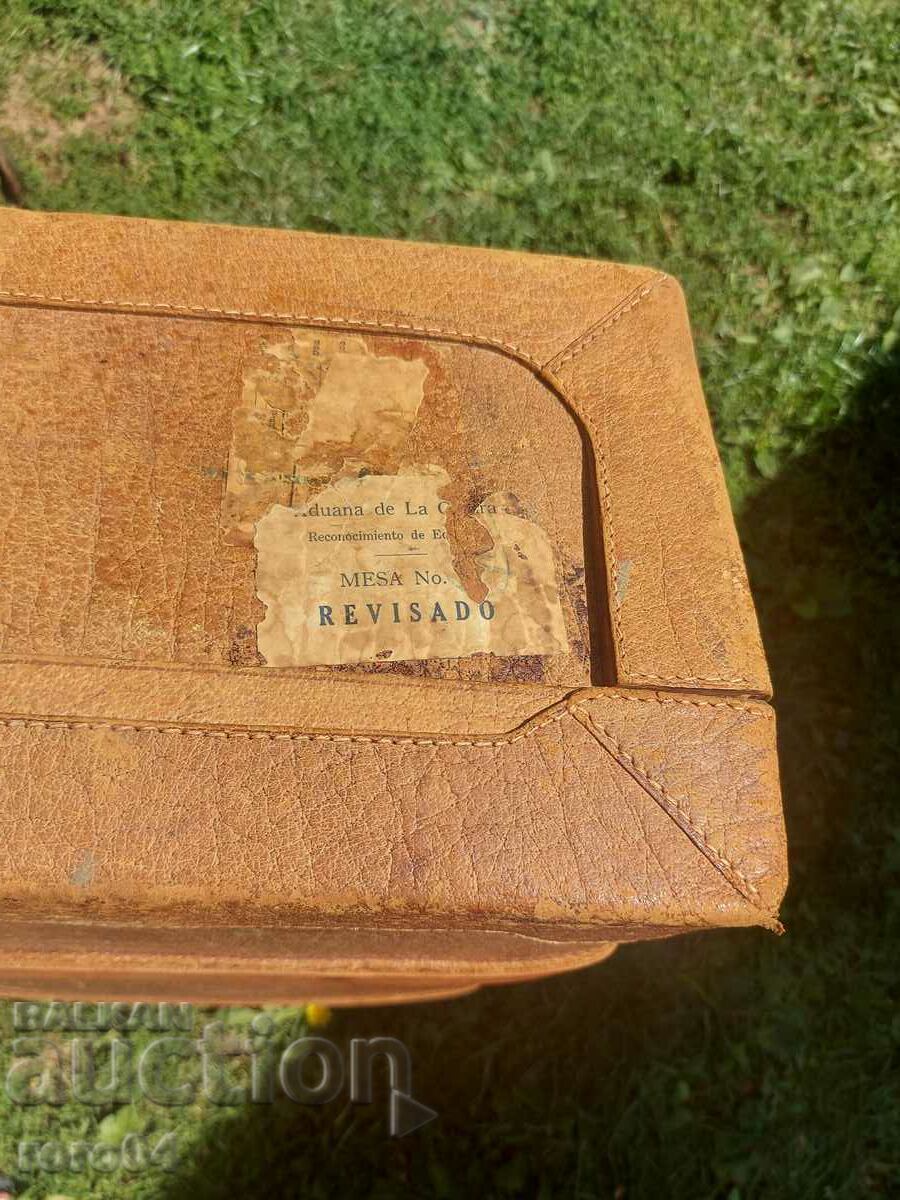 SUITCASE - LEATHER - UNIQUE - 5 SUITCASE - LEATHER - UNIQUE - 5