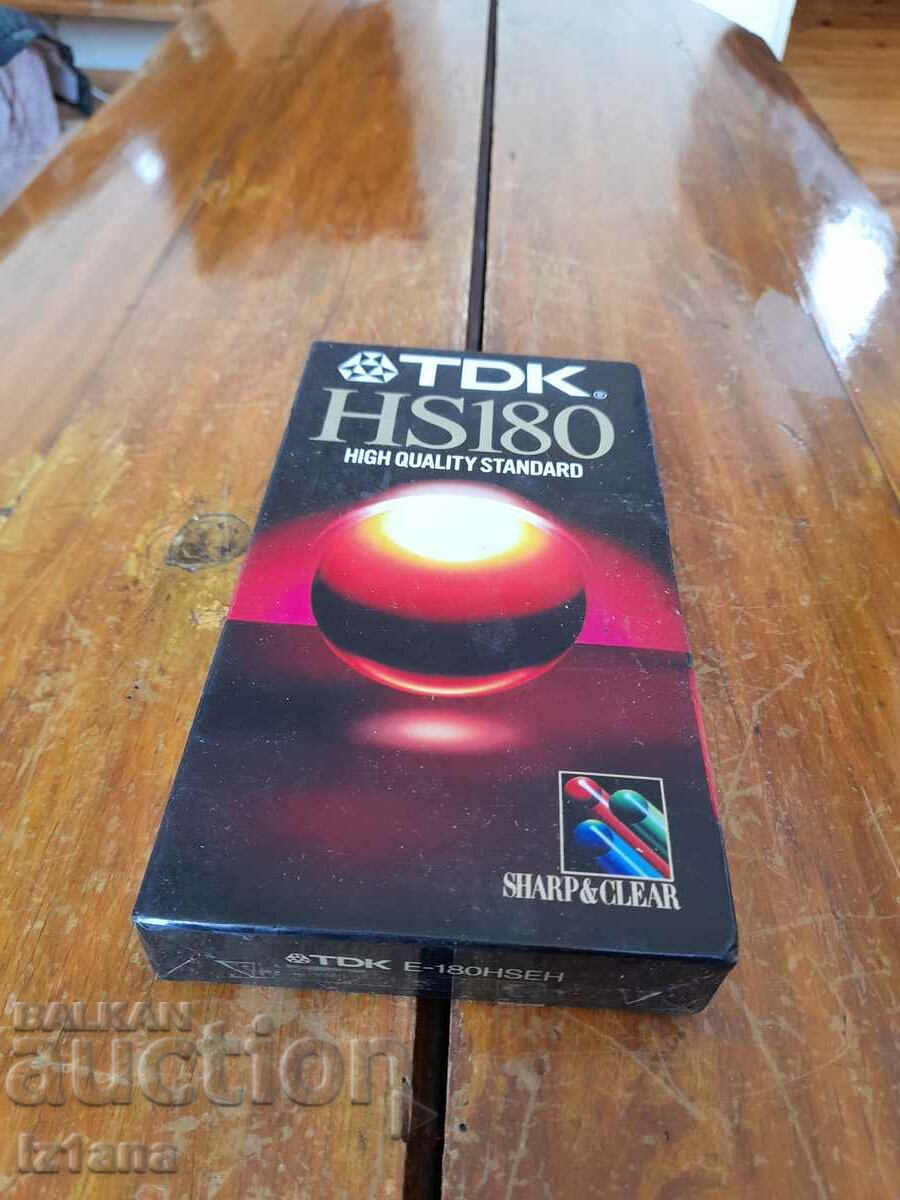TDK HS180 Video Cassette