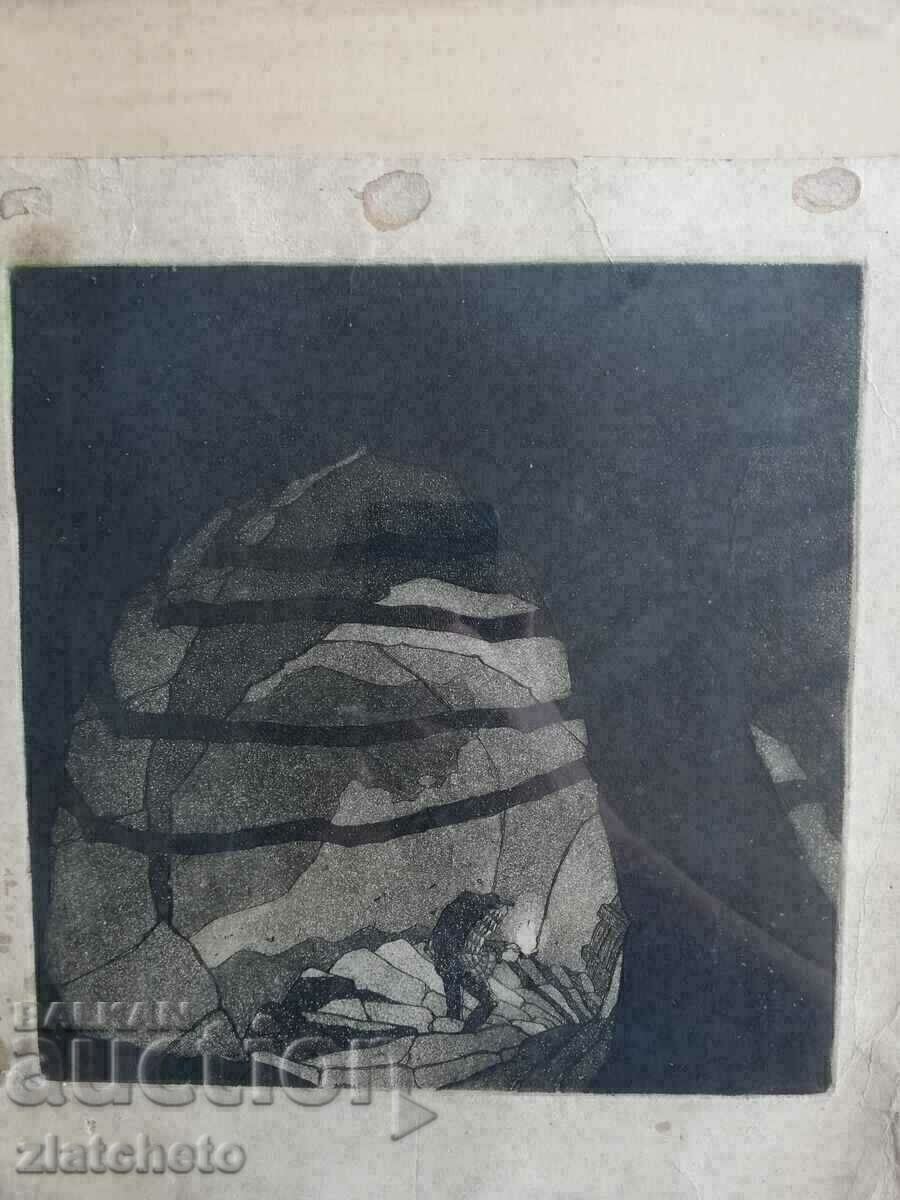 Lubomir Dalchev - graphics, etching, aquatint - 5 Lubomir Dalchev - graphics, etching, aquatint - 5