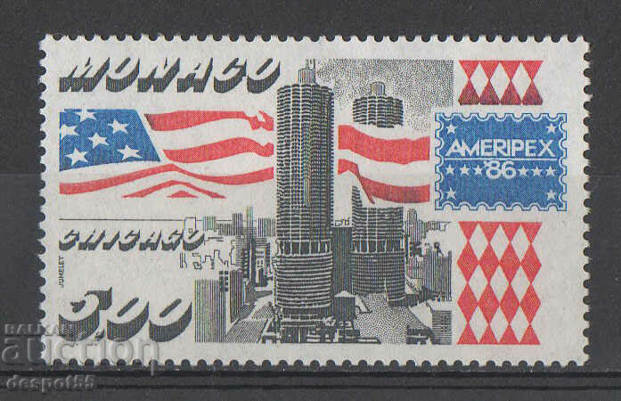 1986. Монако. Филателно изложение AMERIPEX '86, Чикаго.