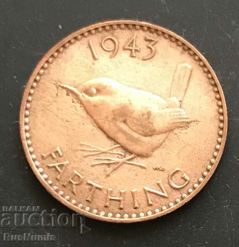 Great Britain. 1 Forthing 1943