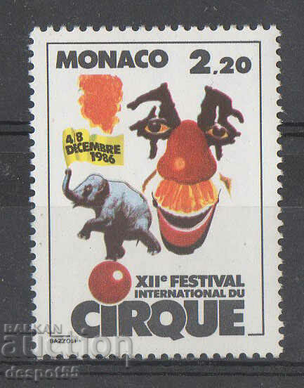 1986. Монако. 12-ти Международен цирков фестивал, Монако