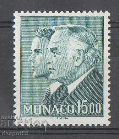 1986. Monaco. Rainier al III-lea și prințul Albert.